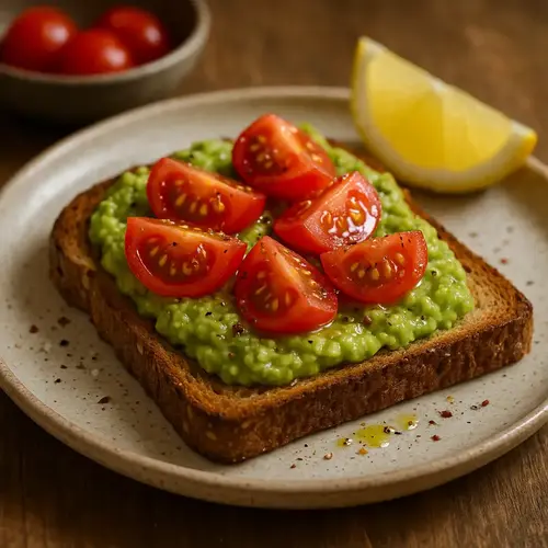 Avocado & Tomato Wholegrain Toast