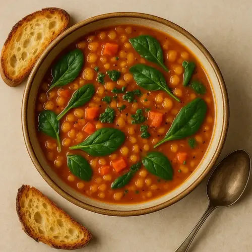 Lentil & Spinach Soup